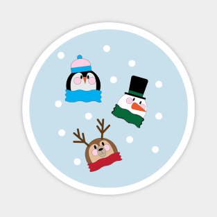 Winter Friends Magnet